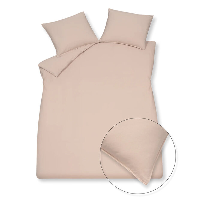 Vandyck Washed Cotton Dekbedovertrek Pale Pink Lits-jumeaux (240x200/220)