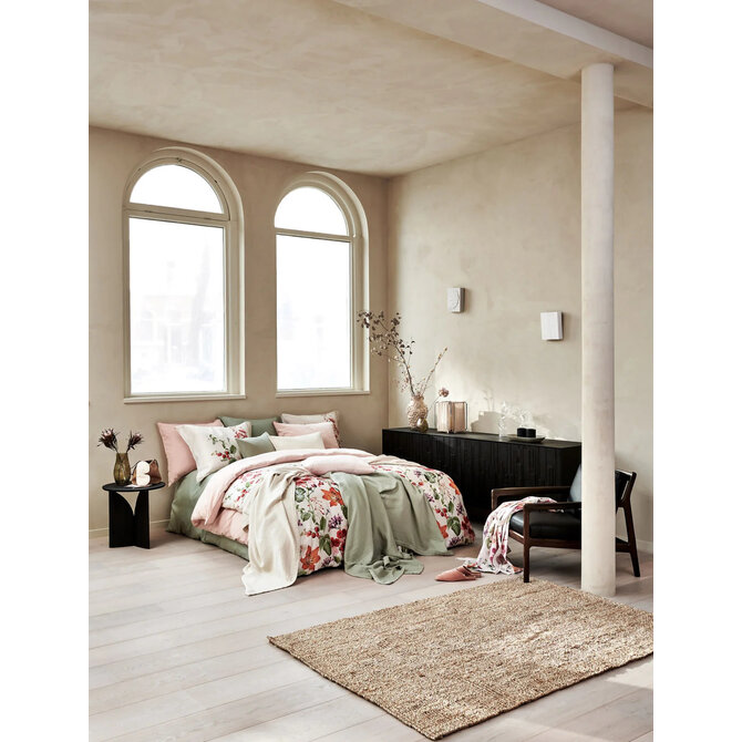 Vandyck Washed Cotton  Pale Pink Kussensloop (60x70)