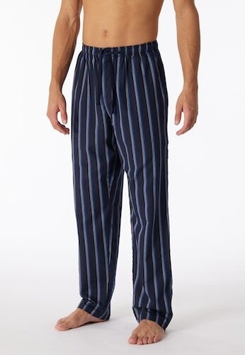 Schiesser pyjamabroek donkerblauw gestreept - 48