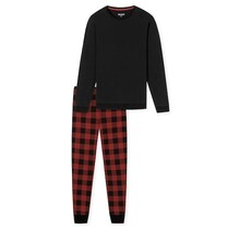Schiesser Pyjama Long black 180445 56/XXL