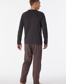 Schiesser Pyjama Long anthracite 180274 48/S