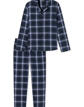 Schiesser Pyjama Long nightblue 180276 50/M