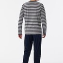Schiesser Schiesser Pyjama Long grey melange 180278 54/XL