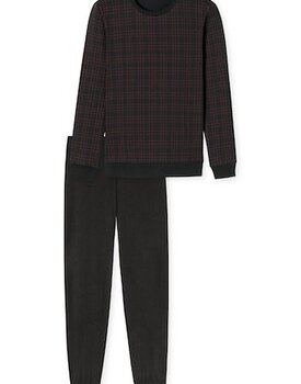 Schiesser Pyjama Long anthracite 180270 50/M