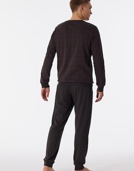 Schiesser Pyjama Long anthracite 180270 60/4XL