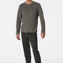 Schiesser Schiesser Pyjama Long taupe colored 180249 48/S
