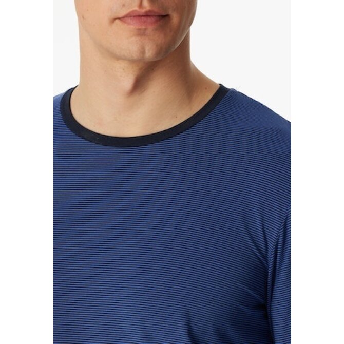 Schiesser Pyjama Long royal blue 180267 52/L