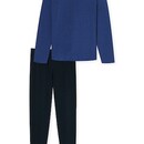 Schiesser Schiesser Pyjama Long royal blue 180267 52/L