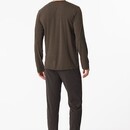 Schiesser Schiesser Pyjama Long taupe colored 180267 54/XL