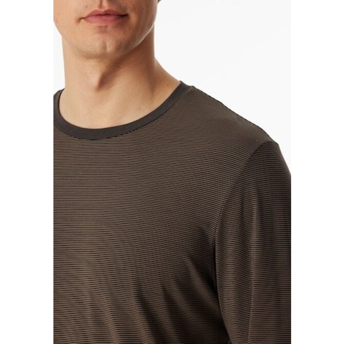 Schiesser Pyjama Long taupe colored 180267 56/XXL