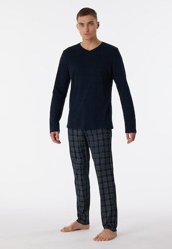 Schiesser pyjama donkerblauw - 52