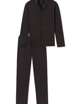 Schiesser Pyjama Long anthracite 180272 48/S