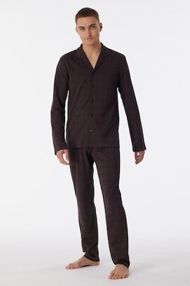 Schiesser Pyjama Long anthracite 180272 50/M