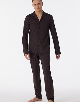 Schiesser Pyjama Long anthracite 180272 50/M