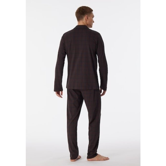 Schiesser Pyjama Long anthracite 180272 50/M