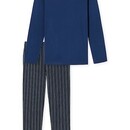 Schiesser Schiesser Pyjama Long navy 180273 52/L