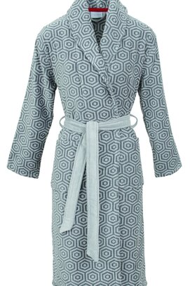 Carl Ross dames badjas 601210 silver/basalt 44/46