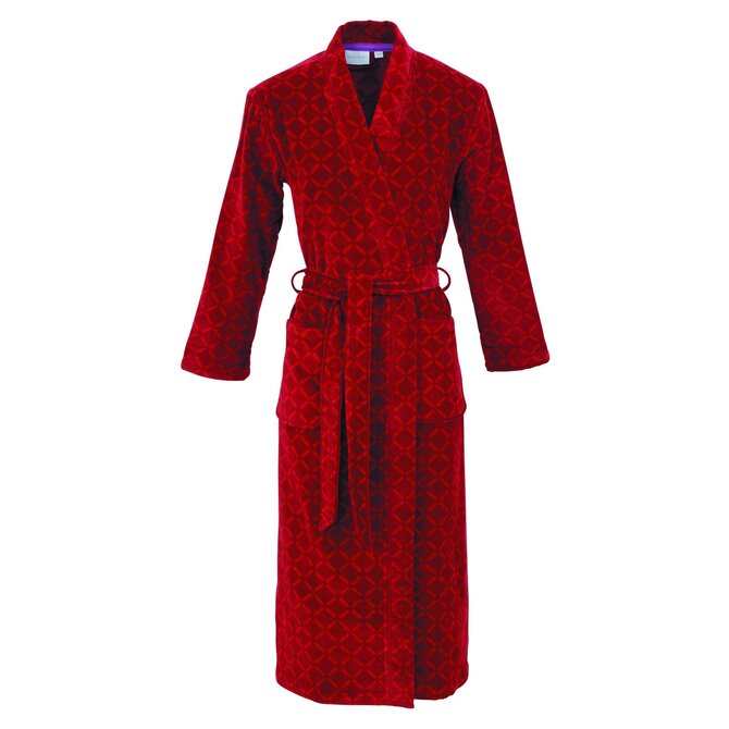 Carl Ross dames badjas 604100 dark red/deep red 44/46
