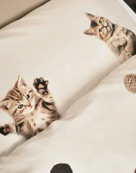 Snurk Kitten Friends Dekbedovertrek 140x200/220 cm