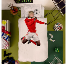 Snurk Soccer Champ Red  Dekbedovertrek 140x200/220 cm