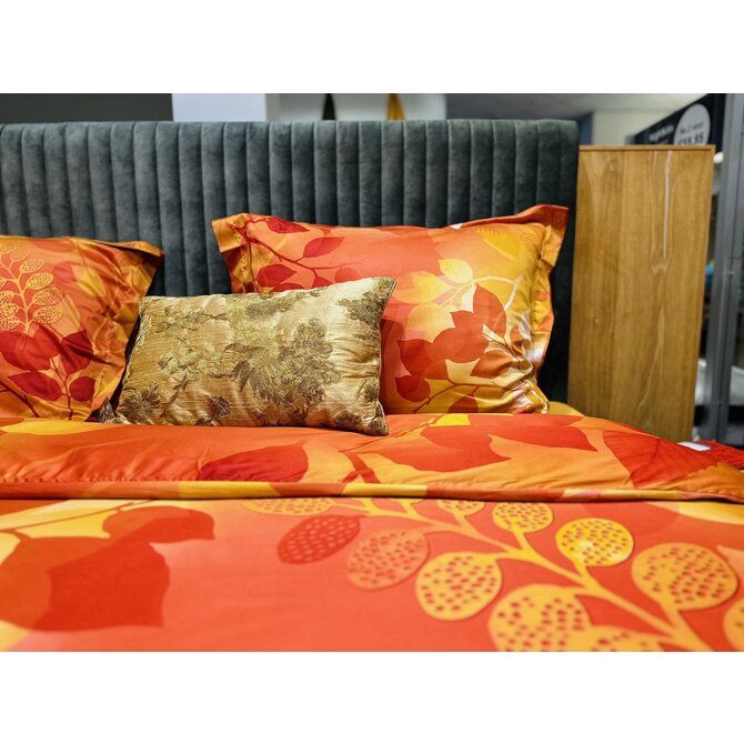 Vandyck Woodland Sat Dekbedovertrek red Lits-jumeaux (240x200/220)