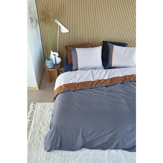Silvana dekbedovertrek Alani - Blauw 200x200/220 cm