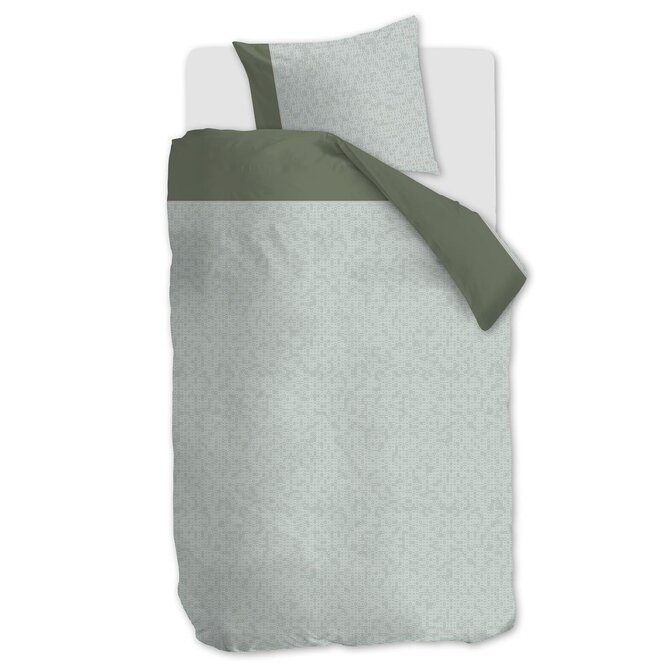 Silvana dekbedovertrek Laurel - Groen 200x200/220 cm Silvana dekbedovertrek Laurel - Groen 200x200/220 cm