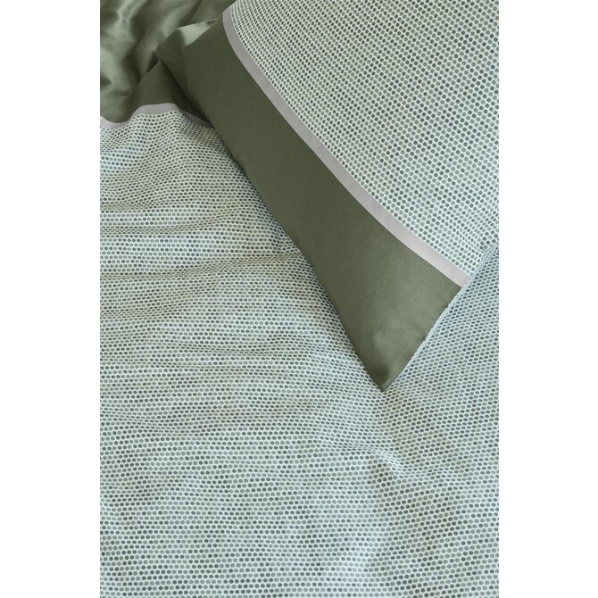 Silvana dekbedovertrek Laurel - Groen 240x200/220 cm Silvana dekbedovertrek Laurel - Groen 240x200/220 cm