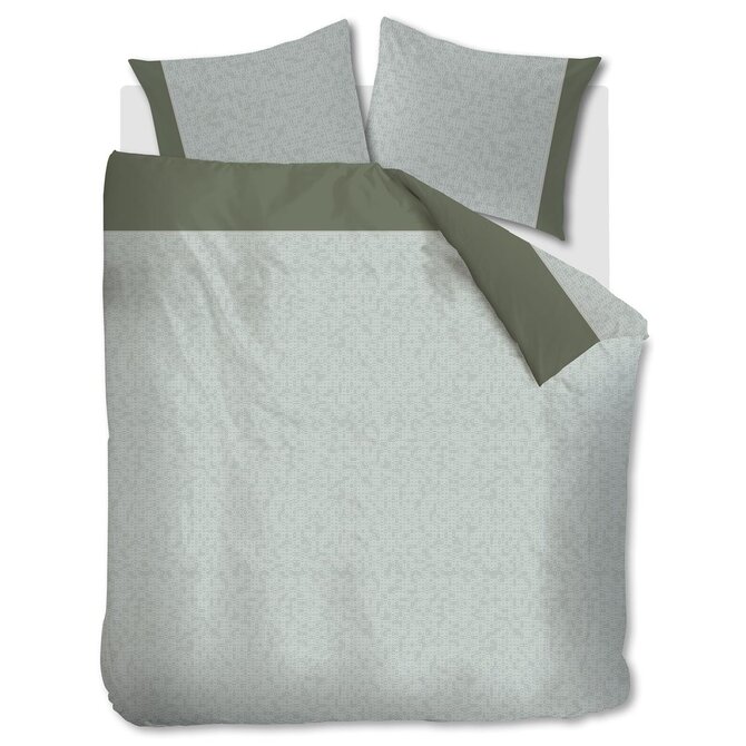 Silvana dekbedovertrek Laurel - Groen 240x200/220 cm Silvana dekbedovertrek Laurel - Groen 240x200/220 cm