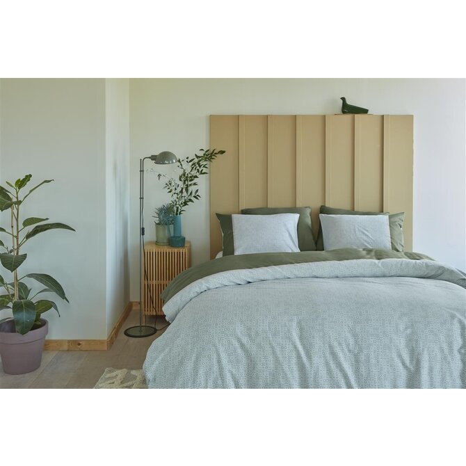 Silvana dekbedovertrek Laurel - Groen 260x200/220 cm