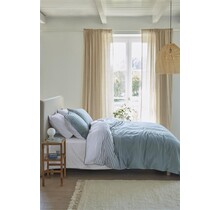 Silvana dekbedovertrek Elena - Blauw grijs 240x200/220 cm