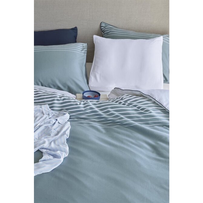 Silvana dekbedovertrek Elena - Blauw grijs 260x200/220 cm Silvana dekbedovertrek Elena - Blauw grijs 260x200/220 cm