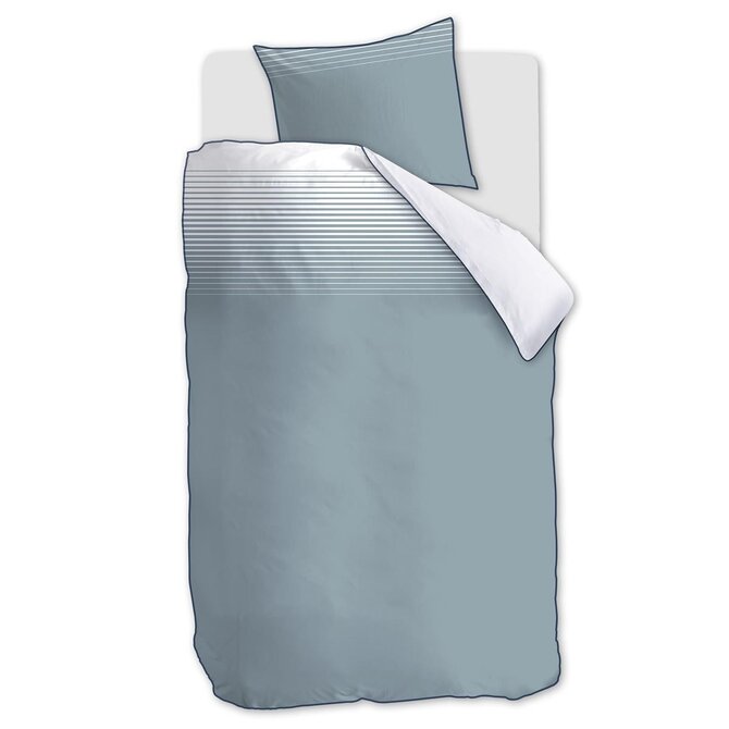 Silvana dekbedovertrek Elena - Blauw grijs 260x200/220 cm Silvana dekbedovertrek Elena - Blauw grijs 260x200/220 cm