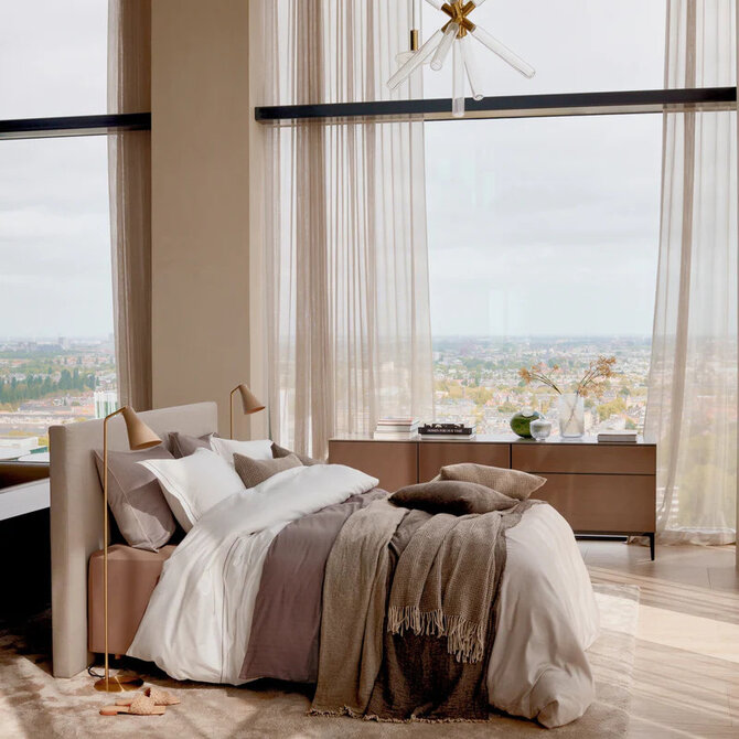 Vandyck Purity Napels dekbedovertrek 140x200/220 Sand Vandyck Purity Napels dekbedovertrek 140x200/220 Sand