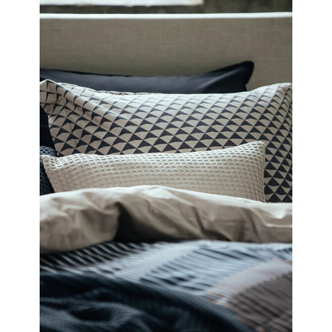 Vandyck Diamonds Kussensloop (60x70) off black Vandyck Diamonds Kussensloop (60x70) off black