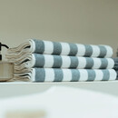 Vandyck Vandyck Verona Stripes Gastendoekje 30x50 pearl blue