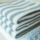 Vandyck Vandyck Verona Stripes Gastendoekje 30x50 pearl blue