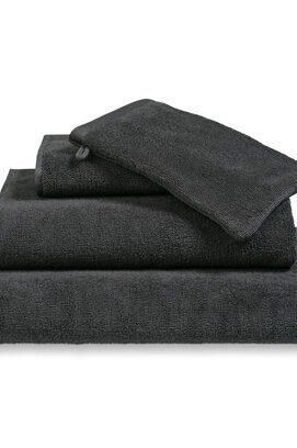 Vandyck Verona Plain Handdoek 60x110 off black