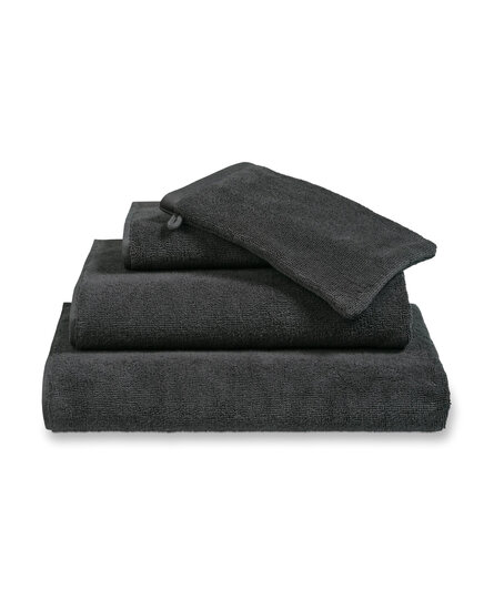 Vandyck Verona Plain Handdoek 60x110 off black