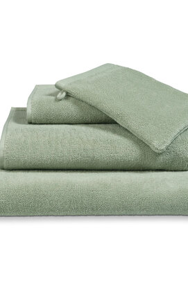 Vandyck Verona Plain Washandje 16x22 smoke green