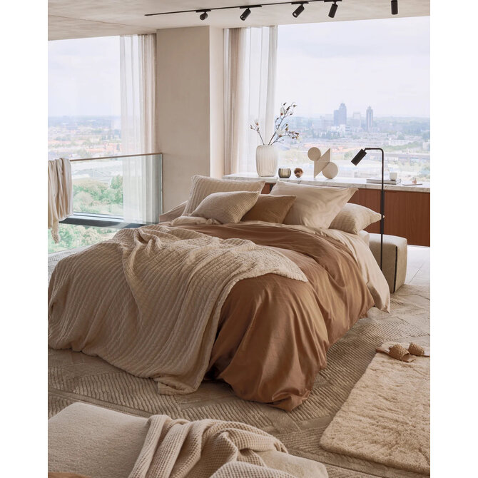 Vandyck Purity Monaco Kussensloop (60x70) caramel Vandyck Purity Monaco Kussensloop (60x70) caramel