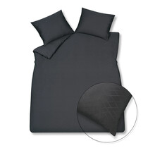 Vandyck Purity Monaco Dekbedovertrek Lits-jumeaux (240x200/220) off black