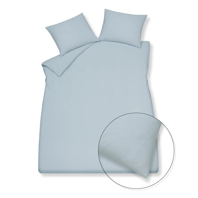 Vandyck Pure 66 Cotton Hemp Dekbedovertrek Powder Blue 2-persoons (200x200/220) Vandyck Pure 66 Cotton Hemp Dekbedovertrek Powder Blue 2-persoons (200x200/220)
