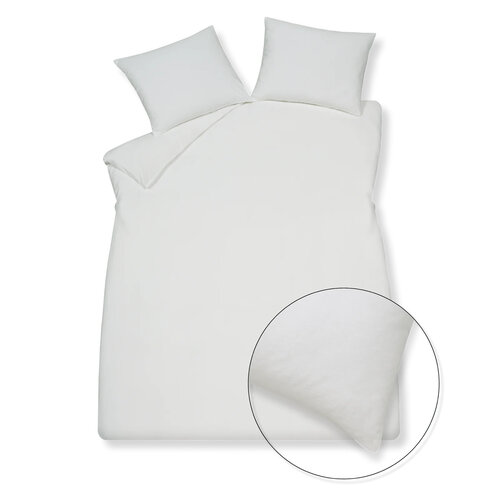 Vandyck Vandyck Pure 66 Cotton Hemp Dekbedovertrek Offwhite 2-persoons (200x200/220) afbeelding
