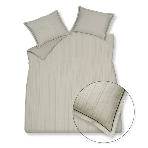 Vandyck Vandyck Pure 72 Linen/Cotton Dekbedovertrek 2-persoons (200x200/220) coolgrey afbeelding