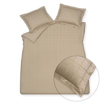 Vandyck Home 78 Check 300Tc Kussensloop (60x70) stone