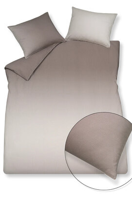 Vandyck Home Milano Dekbedovertrek 2-persoons (200x200/220) taupe