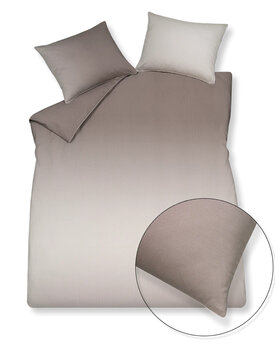 Vandyck Home Milano Dekbedovertrek Lits-jumeaux (240x200/220) taupe