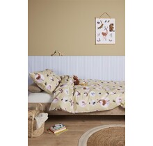 Beddinghouse x Fiep Amsterdam Bosdieren Dekbedovertrek Yellow 140x200 cm