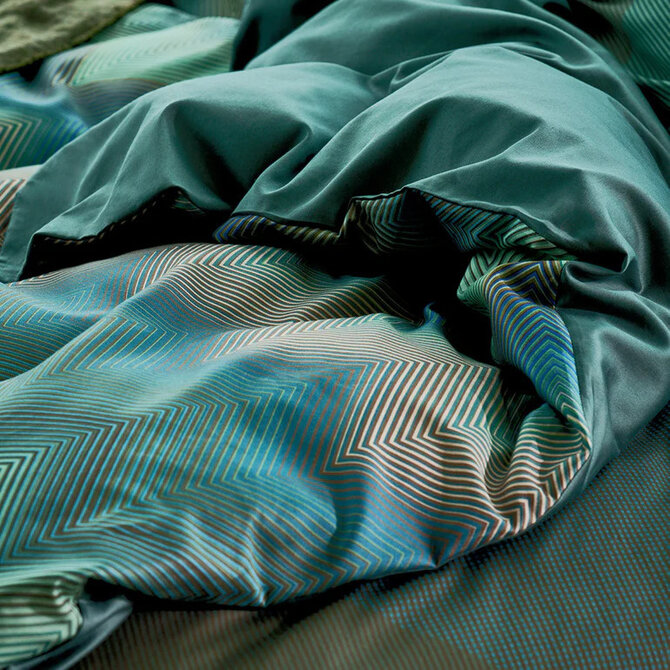 Vandyck Ziggy Dekbedovertrek 2-persoons (200x200/220) sage green